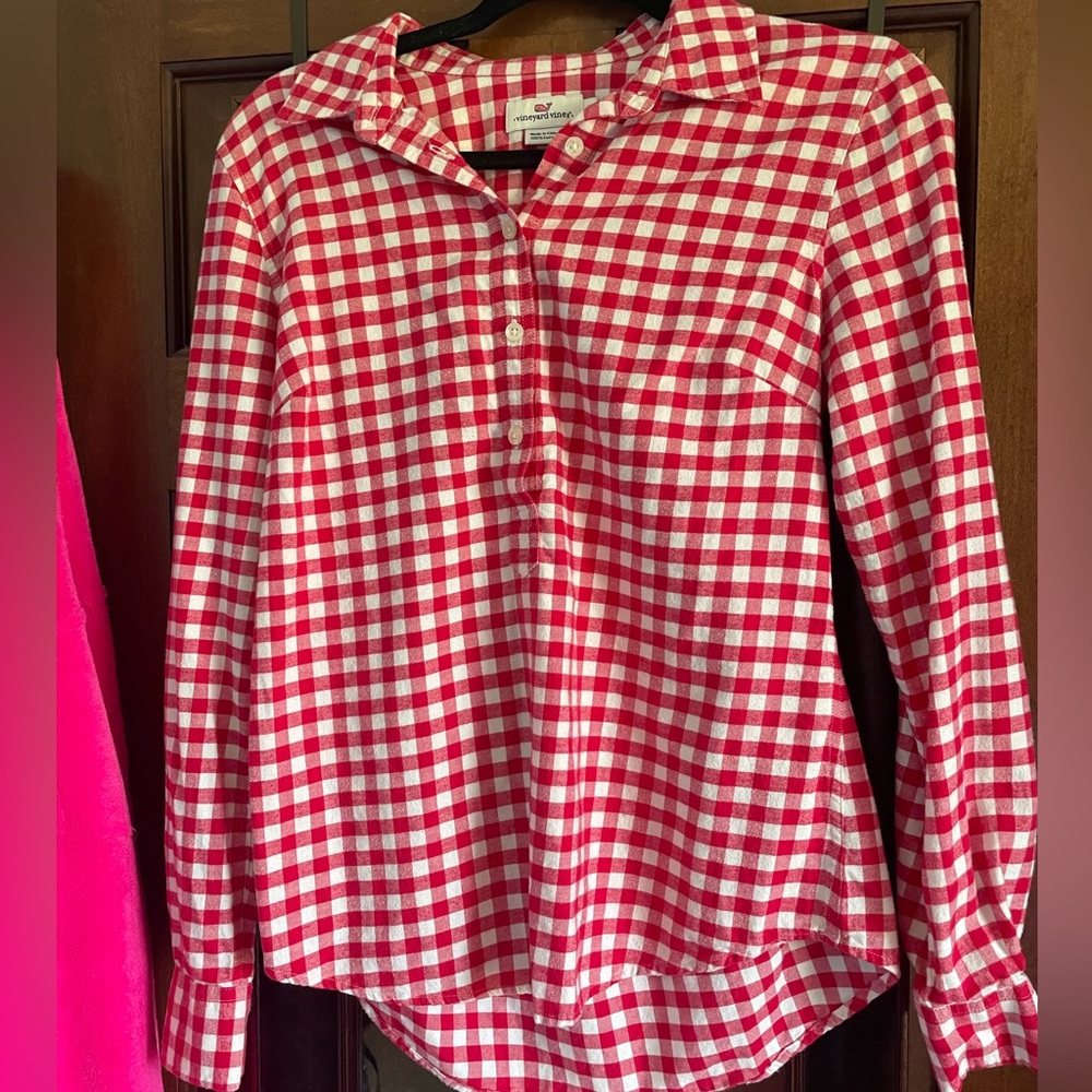 Vineyard Vines Half Button Up Flannel